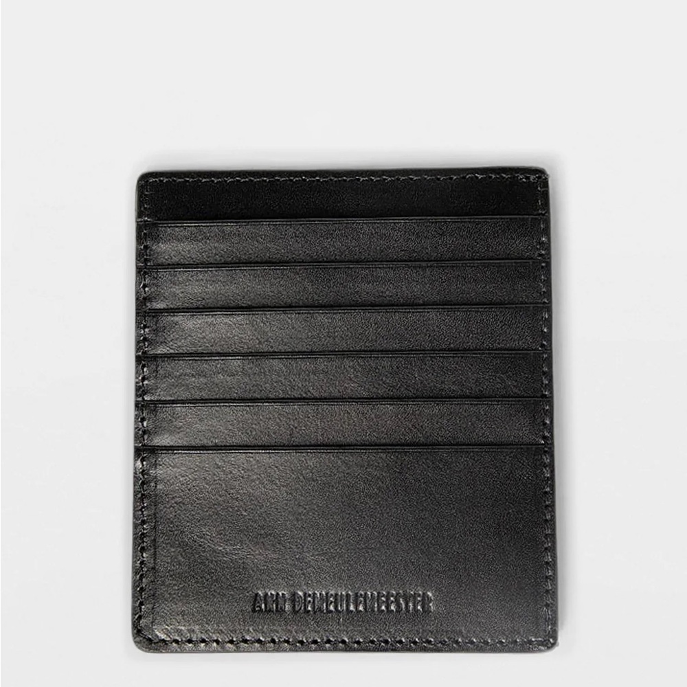 Ann Demeulemeester Black Leather Card Holder *rare & sold out*
